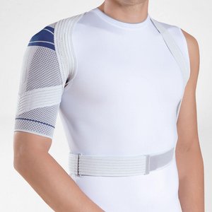 Stabilisierende Schulterbandage zur verbesserten Gelenkf&uuml;hrung