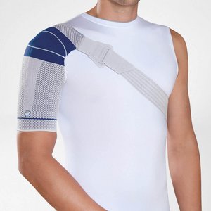 Stabilisierende Schulterbandage zur Entlastung des Schultergelenks